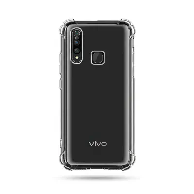 Picture of Vivo Y19 ShockProof Airbag Anti-Burst Scratch Proof Transparent TPU Mobile Back Case