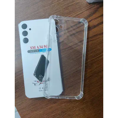 Picture of FOR SAMSUNG GALAXYA34 5G  Break proof/ Shock proof Transparent clear TPU back case