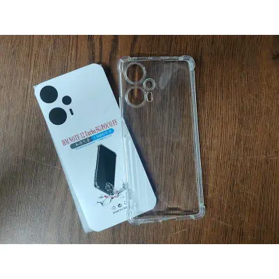 Picture of for redmi note 12 turbo /poco f5 soft clear transparent back cover