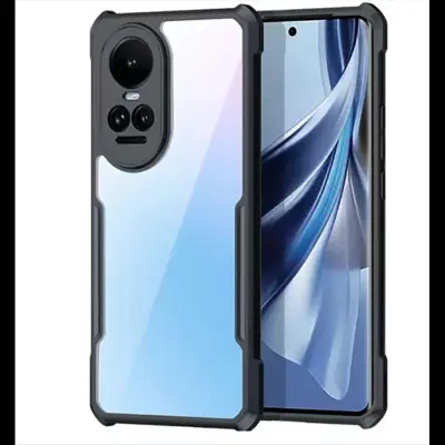 Picture of Back Cover For OPPO Reno 10 5G, OPPO Reno 10 Pro 5G (Black,Transparent)