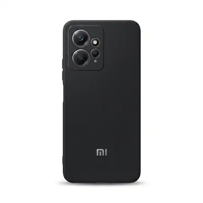 Picture of Premium Liquid Silicon Phone Case For Redmi Note 12 4G Luxury Liquid Silicone Protection Back Cover Soft Case - Camera