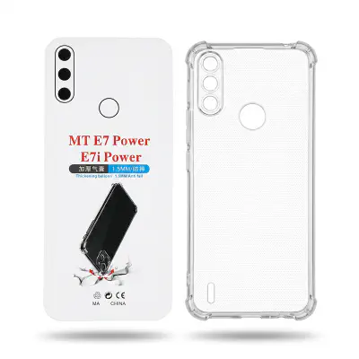 Picture of FOR MOTOROLA MOTO E7 POWER/E7I POWER Break proof/ Shock proof Transparent clear TPU back case