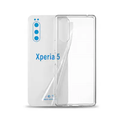 Picture of for sony xperia 5 soft clear transparent  back cover