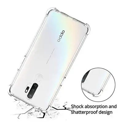 Picture of OPPO A5 2020 / OPPO A9 2020 ShockProof AirBag Anti-Burst Scratch Proof Transparent TPU Mobile Back Case