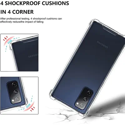 Picture of Samsung Galaxy S20 FE 5G Transparent Bumper Back Cover