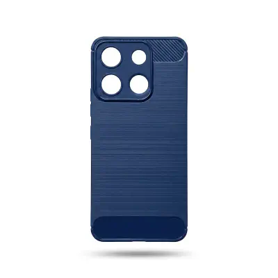Picture of for itel a60 /a60s New Generation Spigen Silicone Fit Designed Soft Gel Rubber Shockproof Back Case Phone Back Cover Case
