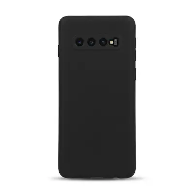Picture of Biruiqu For Samsung Galaxy S10 4G S10 4g Case Liquid Silicone Soft Rubber Shockproof Cover