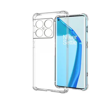 Picture of Oneplus 10 Pro/ 1+ 10 Pro Transparent soft TPU Case Silicone Antishock Air cushions Drop Resistance Back Cover