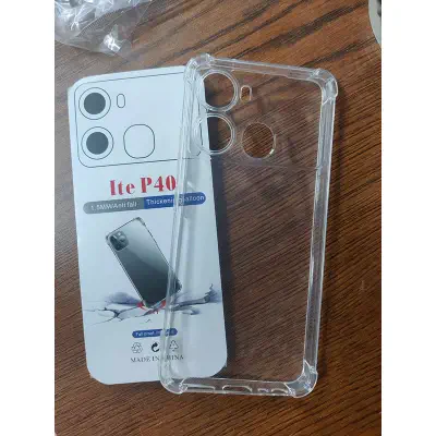 Picture of FOR ITEL P40   Break proof/ Shock proof Transparent clear TPU back case