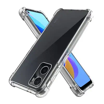 Picture of OPPO A76 4G / OPPO A36 4G / OPPO A96 4G Shockproof TPU Bumper Clear Acrylic Mobile Phone Case For Oppo A76 Back Cover