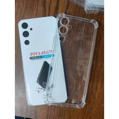 Picture of for tecno pova 4 soft clear transparent back cover