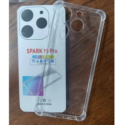 Picture of FOR TECNO SPARK 10 PRO  Break proof/ Shock proof Transparent clear TPU back case