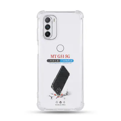 Picture of FOR MOTOROLA G9+ Break proof/ Shock proof Transparent clear TPU back case