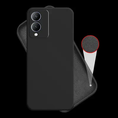 Picture of Inbase Cloth Silicon Back Case For Vivo Y17S