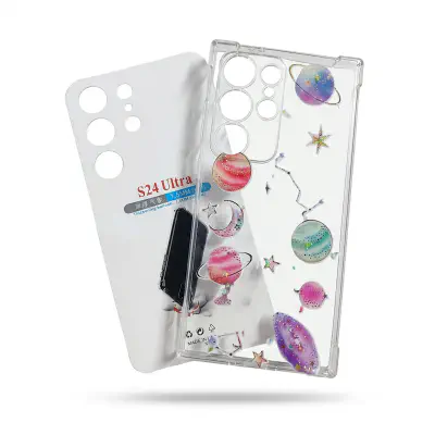 Picture of For S22 Ultra Glitter Star Clear Silicone Case Cover Protective Full Protection Phone Case