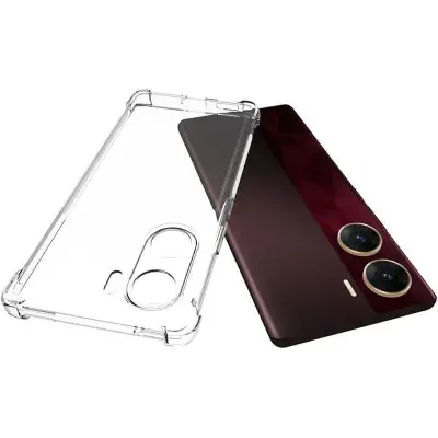 Picture of For Vivo V29e 5G (India) Back Cover Crystal Clear Bumper Transparent Case Back Cover