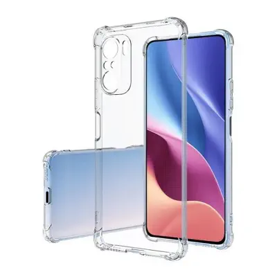 Picture of For Xiaomi Redmi Note 10S / Xiaomi Redmi Note 10 4G Mobile Cover Edge-Reinforced Shockproof Cushion Back Clear Hybrid Transparent Soft Silicon Cover Casing