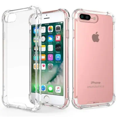 Picture of For Iphone 7/Iphone 8/Iphone se 2/3 Soft TPU Clear Transparent Shockproof Airbag Back Cover Case