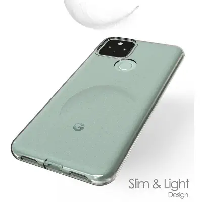 Picture of Google pixel 5a Transparent Soft Flexible Clear TPU Back Case Cover