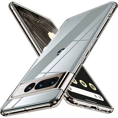 Picture of Google pixel 7 /pixel 7 pro / pixel 7a Transparent Soft Flexible Clear TPU Back Case Cover