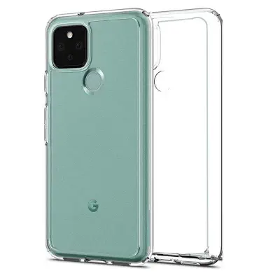 Picture of Google pixel 5 Transparent Soft Flexible Clear TPU Back Case Cover