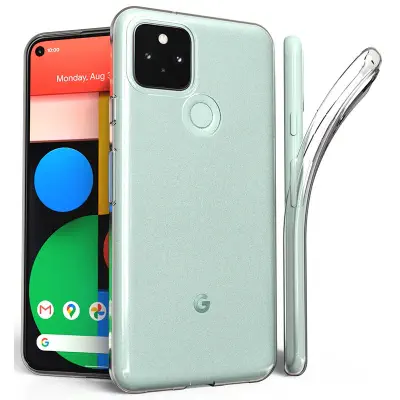 Picture of Google pixel 5xl /pixel 4a 5g Transparent Soft Flexible Clear TPU Back Case Cover