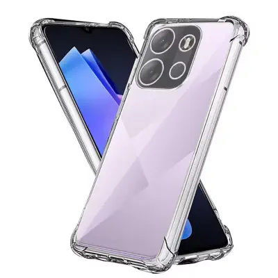 Picture of Tecno Spark Go 2023/Pop 7/Pop 7 Pro/Infinix Smart 7 Back Cover Full Transparent White Tpu Case