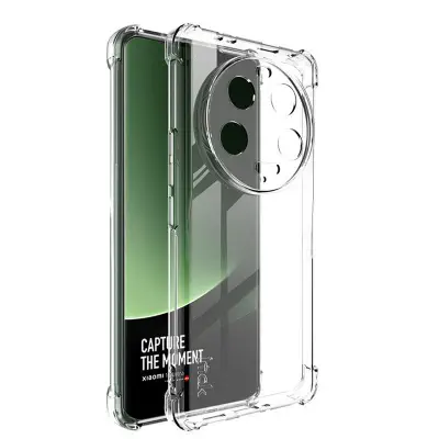Picture of for Xiaomi 13 Ultra Case Clear, Slim Fit Lightweight 4 Corners Shockproof [Wireless Charging Compatible] Flexible Soft TPU Transparent Bumper Cover Anti-Scratch Heavy Duty Protection (Clear)