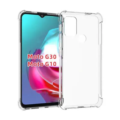 Picture of For Motorola Moto G30 / G10 /G30 Shockproof Non-slip Thickening TPU Phone Case(Transparent)
