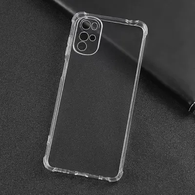 Picture of Motorola Moto G22/Motorola Moto E22 Premium Silicone Case Crystal Clear Soft TPU Ultra-Thin Transparent Flexible Protective Mobile Phone Back Cover
