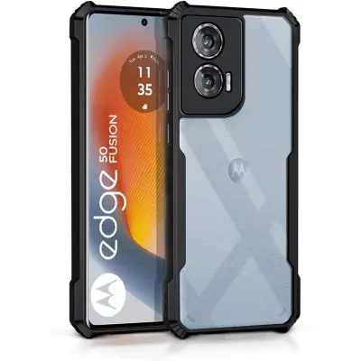 Picture of Phone case Moto Edge 50 Fusion Transparent Clear Air Protector Soft Frame Hard Armor Back cover Moto Edge 50 Fusion case