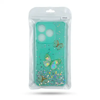 Picture of for tecno spark 10 4g / spark 10c lady butterfly back cover