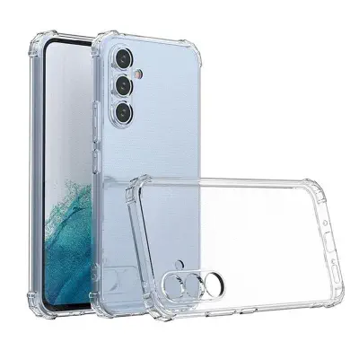 Picture of Samsung Galaxy M34/F34 TPU Back Cover Shockproof Silicone Bumper - Transparent