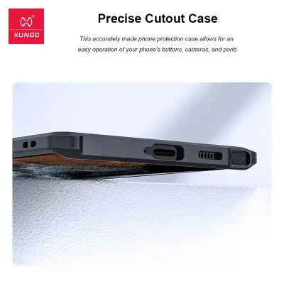 Picture of Xundd Protective Cover For Samsung Galaxy S22 Ultra 5G Cases Shockproof Airbag Bumper Soft Back Transparent Shell Covers