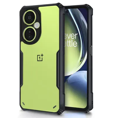 Picture of Oneplus Nord N30 Se 5g | 360 Degree Protection Back Cover | Transparent Crystal Clear Hard PC Back Case with TPU Bumper, Drop Protection Case Cover for 1+ Nord N30 Se 5g