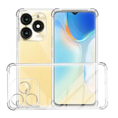 Picture of For Itel A70 Case Clear Shockproof Silicone Soft Cover Transparent Phone Cases