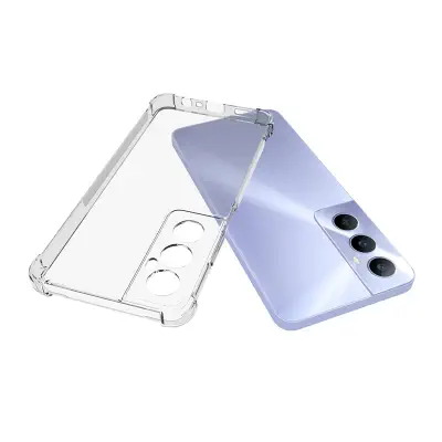 Picture of For Realme C65 Silicone Airbag cover Shockproof Transparent Protective Clear Back Cover TPU Case