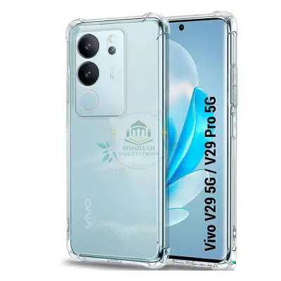 Picture of Transparent back cover For Vivo V29 5G / Vivo V29 Pro 5G Luxury transparent Protect Back Cover Soft Case