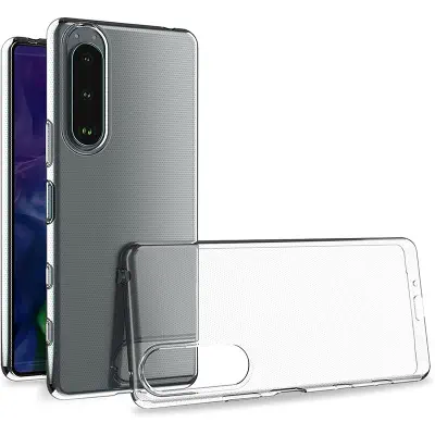 Picture of Sony Xperia 5 II ( Xperia 5 Mark II) Premium Silicone Case Crystal Clear Soft TPU Ultra-Thin Transparent Flexible Mobile Phone Back Cover