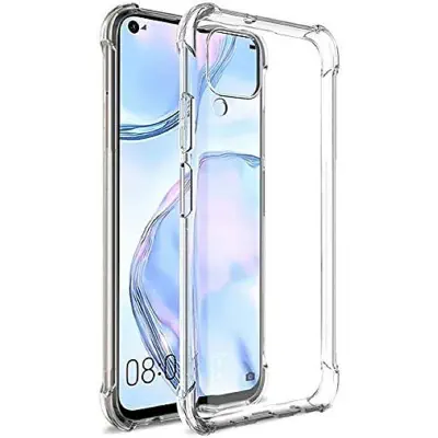 Picture of Huawei Nova 7i Luxury Transparent Airbag Soft Tpu Case Shockproof Phone Back Cover