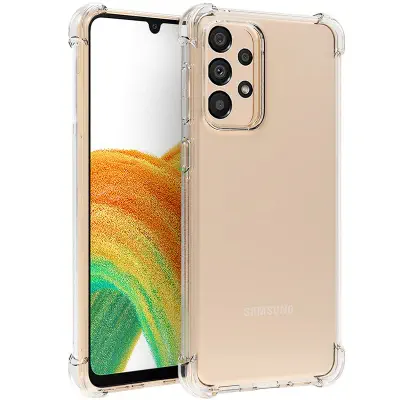 Picture of For Samsung Galaxy A33 5G New Generation Silicone Case Crystal Clear Soft TPU Ultra-Thin Transparent Flexible Protective Mobile Phone Back Cover