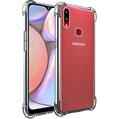 Picture of Samsung Galaxy A10s / Samsung Galaxy M01s Premium Crystal Clear Soft TPU Ultra-Thin Transparent Flexible Protective Mobile Phone Back Cover