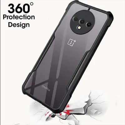Picture of Oneplus 7T Luxury Shockproof Matte Frosted And Smoky Transparent Super Back Covers Cases মোবাইল ফোন Phone