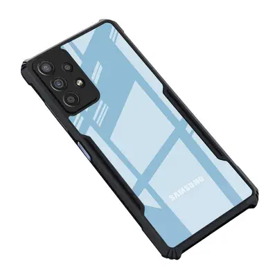 Picture of Samsung Galaxy A32 4G Luxury Xund Transparent Crystal Clear Cases Ultra Thin Light Weight Trendy Stylish Slim Shockproof Bumper Camera Protective Xund Covers Phone Back Covers