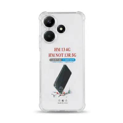 Picture of FOR REDMI 13 4G / NOTE 13R SOFT TRANSPARENT BACK COVER SHOCKPROOF BACK COVER