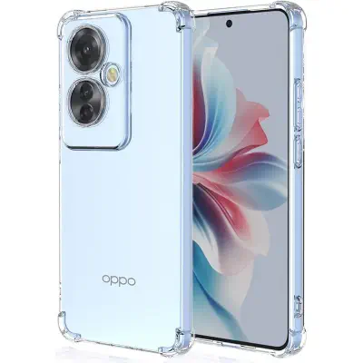 Picture of Oppo Reno 11F 5G /Oppo F25 pro 5G Flexible Clear Transparent Soft TPU Back Case Back Cover (Back Case Cover For Smartphone)