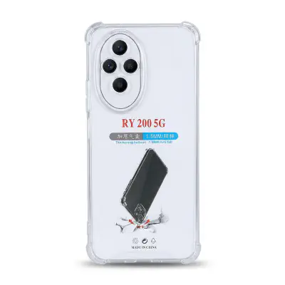 Picture of Honor 200 5G Flexible Clear Transparent Soft TPU Back Case Back Cover (Back Case Cover For Smartphone)
