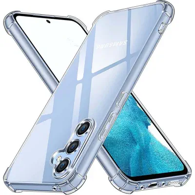 Picture of For Samsung Galaxy M55 5G  /C55 Silicone Airbag cover Shockproof Transparent Protective Clear Back Cover TPU Case