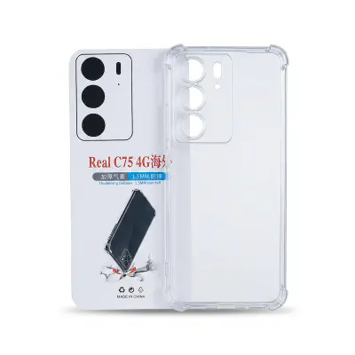 Picture of for realme c75 soft clear transparent back cover c75 back cover
