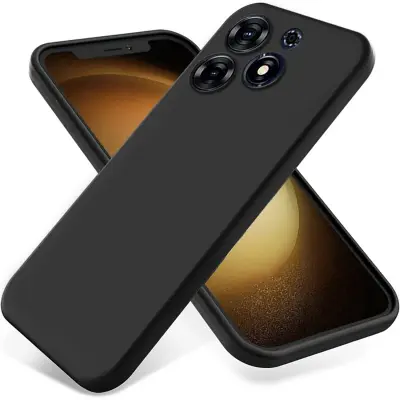 Picture of For Infinix Smart 8 / Spark Go 2024 Slim Matte Cover Liquid Silicone Stylish and Protective Back Cover Case for Your Device